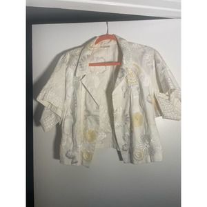 Dries Van Noten Women’s Floral 100% Cotton Shirt Medium (READ)